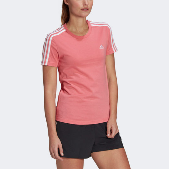 (WMNS) adidas Casual Sports Stylish Short Sleeve Pink T-Shirt GL0787