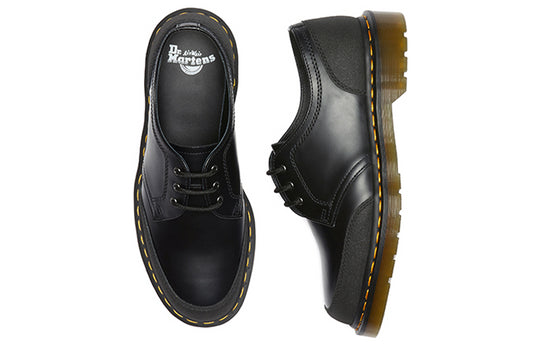 Dr. Martens 1461 Guard Panel Leather Shoes 'Black' 27465001 - KICKS CREW