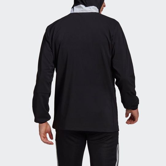 adidas Tiro21 Wb Soccer/Football Training Sports hooded Logo Jacket Black GP4967