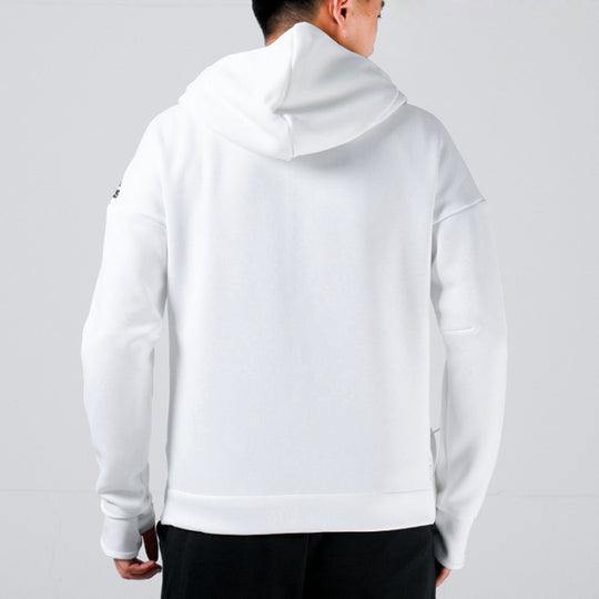 adidas ZNE HOODY 3.0 Retro Sports Hooded Jacket Asia Edition White CY9903