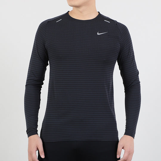 Nike Techknit Ultra Collar Running Workout Men Black CJ5347-010