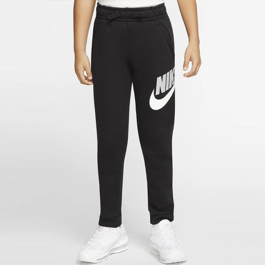 (GS) Nike Logo Printing Bundle Feet Sports Pants/Trousers/Joggers Boy Black CJ7863-010