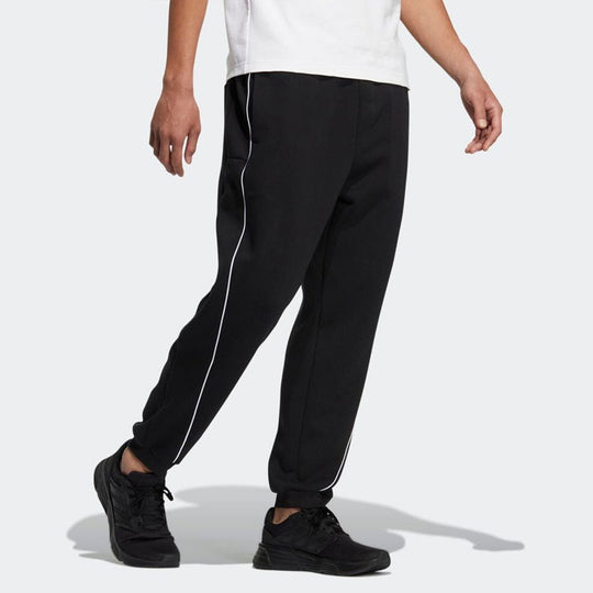 Men's adidas Minimalistic Alphabet Printing Bundle Feet Sports Pants/Trousers/Joggers Black HM2682