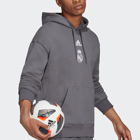 adidas Real Ssp Real Madrid Soccer/Football Sports Pullover Gray GI0008