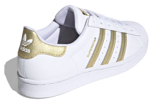 (WMNS) adidas Superstar 'White Gold Metallic' FX7483
