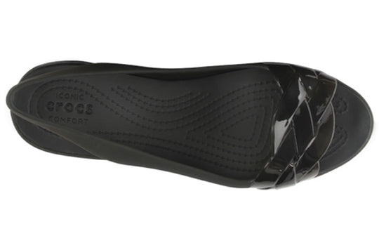 (WMNS) Crocs Sandals 'Black' 204774-060