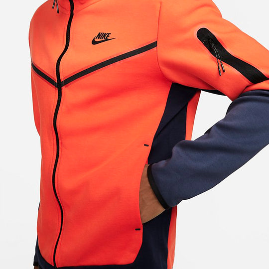 Nike Sportswear Tech Fleece Full Zip Hoodie 'Team Orange' CU4489-869
