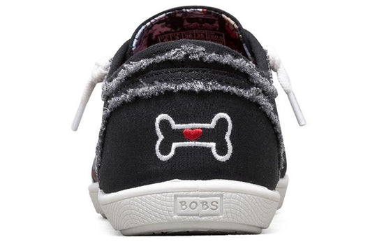 (WMNS) Skechers Bob's B Cute Low-Top Sneakers Black 113080-BKMT