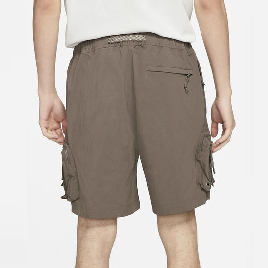 Nike ACG Solid Color Cargo Shorts US Edition Gray Brown DH8347-004 ...