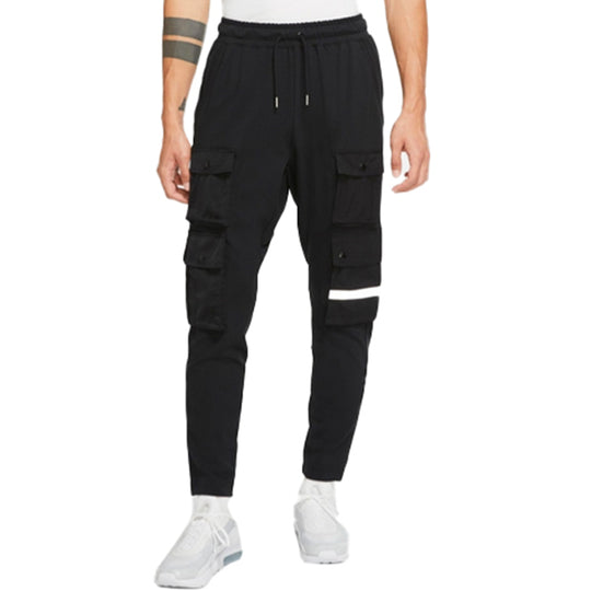 Nike Cargo Pocket Knit Sports Long Pants Black DB3612-010 - KICKS CREW