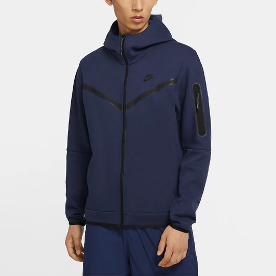 Nike Casual Sports Breathable Zipper Hooded Jacket Blue CU4489-410 ...