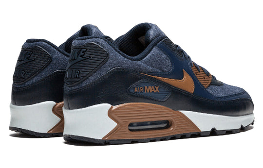 Nike Air Max 90 Premium 'Thunder Blue' 700155-404 Marathon Running Shoes/Sneakers  -  KICKS CREW