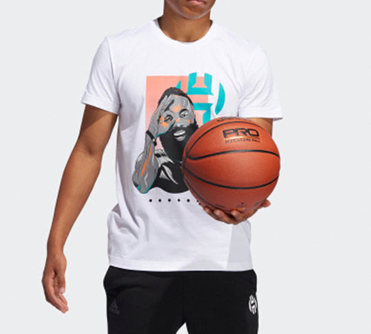 adidas Harden 3 GU Basketball Sports Short Sleeve White FM4776