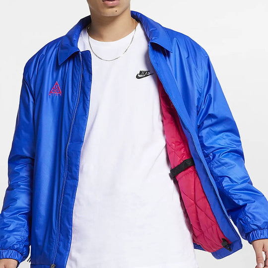Men's Nike ACG Primaloft Jkt Outdoor Sports Padded Clothes Jacket Blue 'Hyper Royal Rush Pink' BQ7200-405