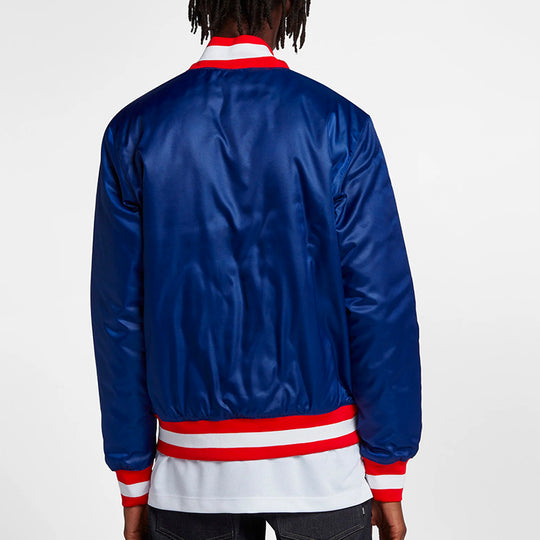 Nike SB x NBA Crossover Sports Jacket Royal blue AH3392-455 Jacket - KICKSCREW