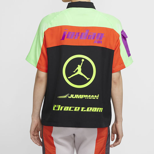 Nike AS W J SS MOTO Top Black TEAM ORANGE CV7574-010 T-shirt - KICKSCREW