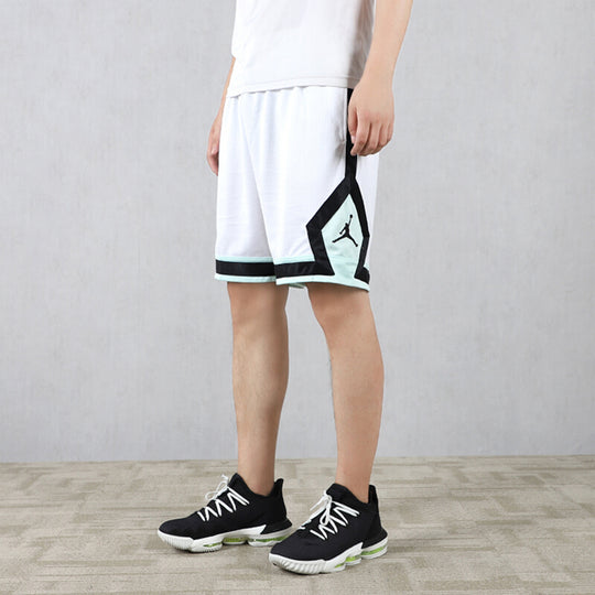 Air Jordan Jumpman Diamond Basketball Sports Shorts White CV6023-101 ...