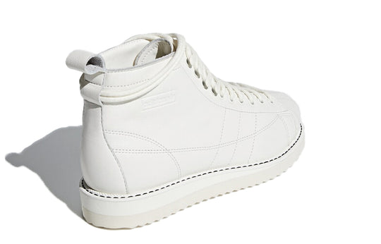 (WMNS) adidas Superstar Boot 'Triple White' B28162 Skate Shoes  -  KICKS CREW