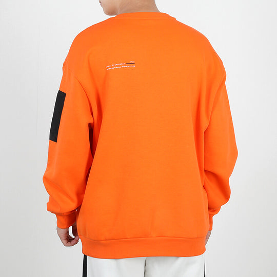 PUMA Casual Loose Round Neck Pullover Flame Orange 530291-23
