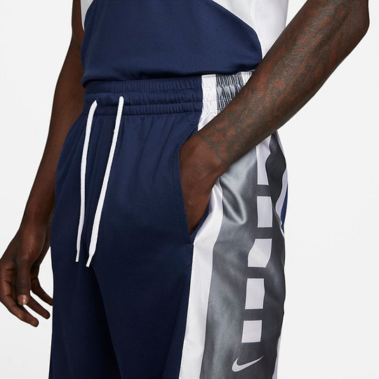 Nike Dri-fit Elite Basketball Shorts 'Midnight Navy White' DH7142-411