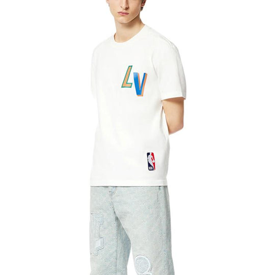 Louis Vuitton X Nba Logo Letter Print in White for Men