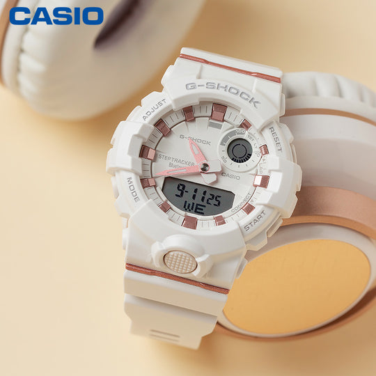 CASIO G-Shock Analog-Digital 'White' GAX-100A-7APR+GMA-B800-7APR