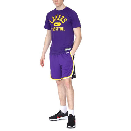 Los Angeles Lakers NBA Adidas Team Basketball Shorts Black