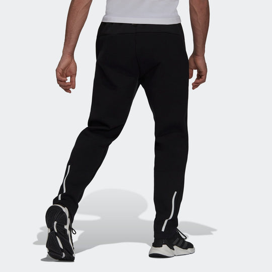 Men's adidas Zne Pant Logo Cone Sports Pants/Trousers/Joggers Black GT ...