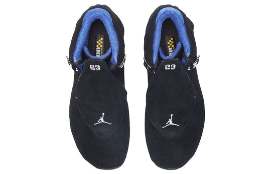 Air Jordan 18 Retro 'Black Sport Royal' 2018 AA2494-007 Retro Basketball Shoes  -  KICKS CREW