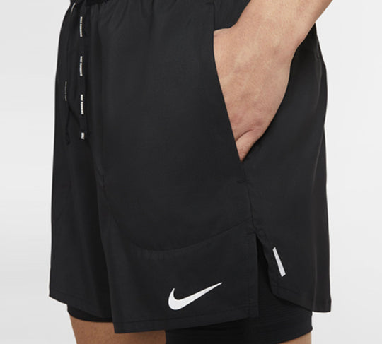 Nike FLEX STRIDE5 2-IN-1 Running Shorts Black CJ5468-010 - KICKS CREW