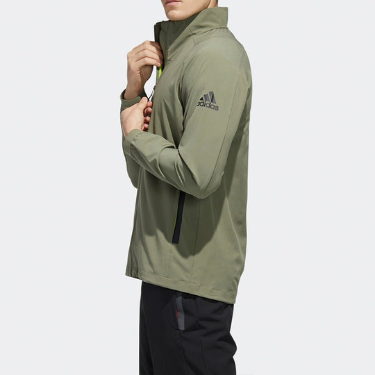 adidas Sports Stand Collar Jacket Green FM7532
