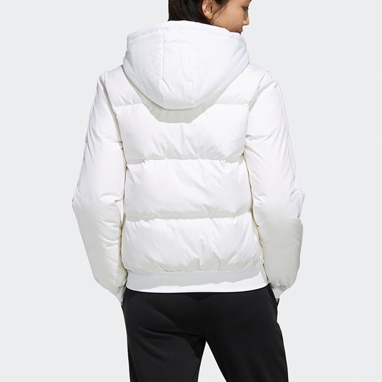 (WMNS) adidas neo Sporty Puffer Jacket 'Pure White' EI4407