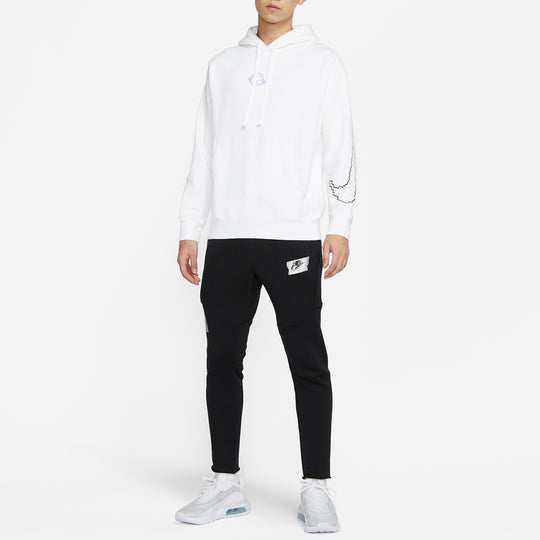 Nike Sportswear Club Fleece Pullover White DD5886-100 - KICKS CREW