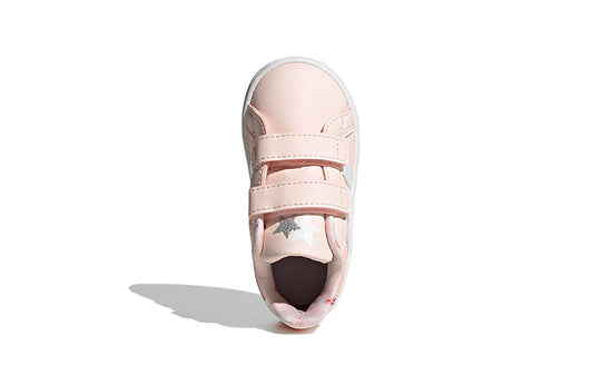 (TD) adidas neo Grand Court Shoes Pink/White FW4949