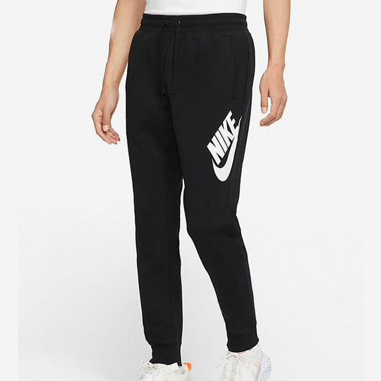Nike Casual Fleece Cuffed Pants Men Black DJ4124-010 - KICKS CREW