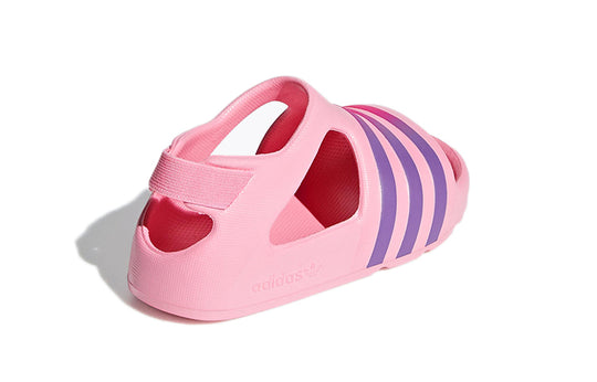 (TD) adidas originals Adilette Play I Cozy Non-Slip Sports Pink Sandals CG6598