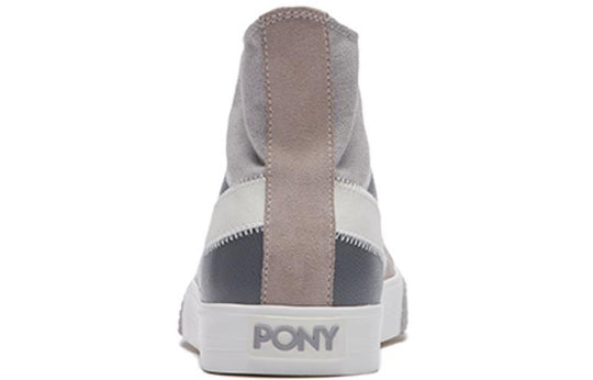 PONY Shooter High Canvas Shoes Grey 01M1SH06KG