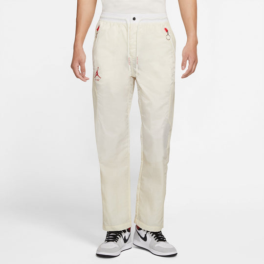 OFF-WHITE x Jordan Crossover Logo Printing Sports Long Pants White DB4250-233 Sweat Pants  -  KICKS CREW