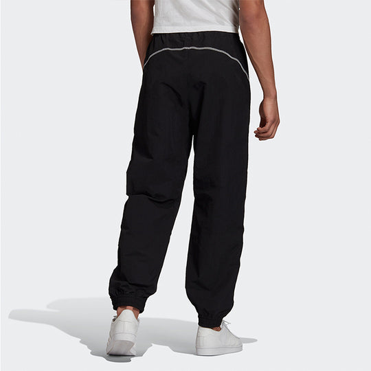 adidas TRACKPANT Zipper Side Sports Pants Black GI7438