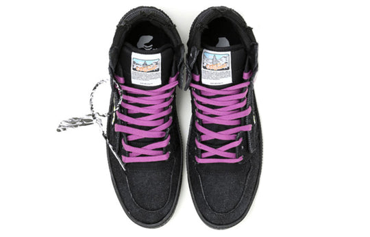 Off-White Off-Court High Top Sneakers /Purple OMIA065E20FAB0011000