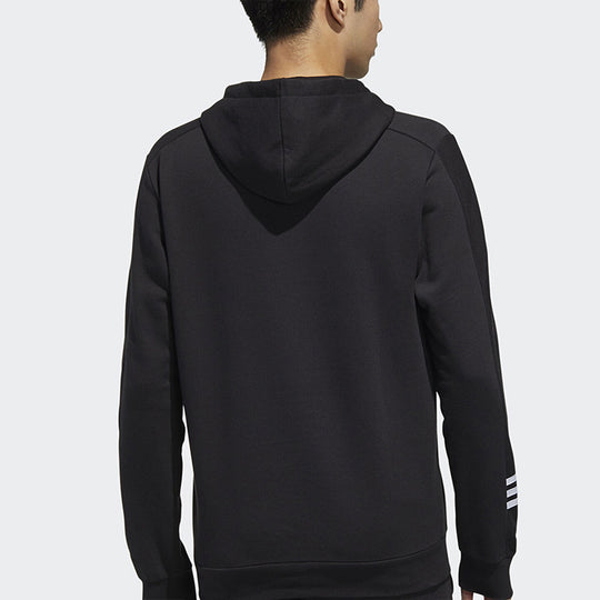 adidas Sports Casual Hooded Sweater Men Black GD5443