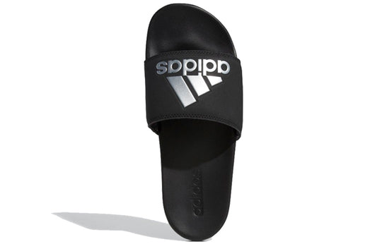 (WMNS) adidas Slide Adilette Comfort Black/Silver G28386