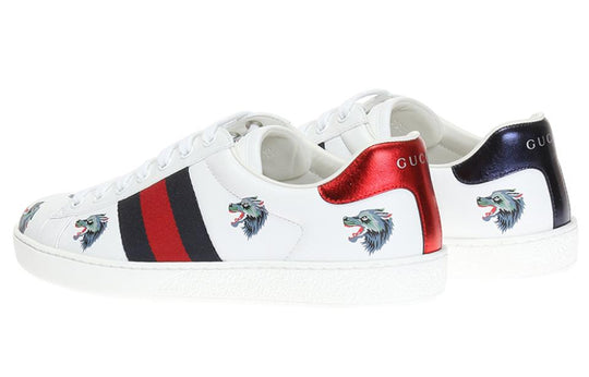 Gucci Ace Leather 'Wolf' 386750-0H810-9082