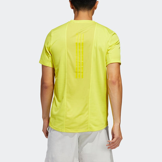 adidas Trg Tee H.Rdy Training Sports Quick-dry Ventilate Male Yellow FM2097