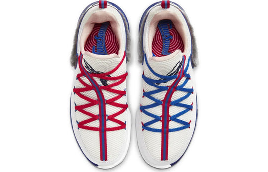 Nike LeBron 17 Low Tune Squad Men's Size 17 Red White Blue