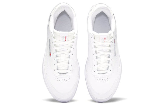 (WMNS) Reebok Club C Double Geo 'Footwear White' GW0223
