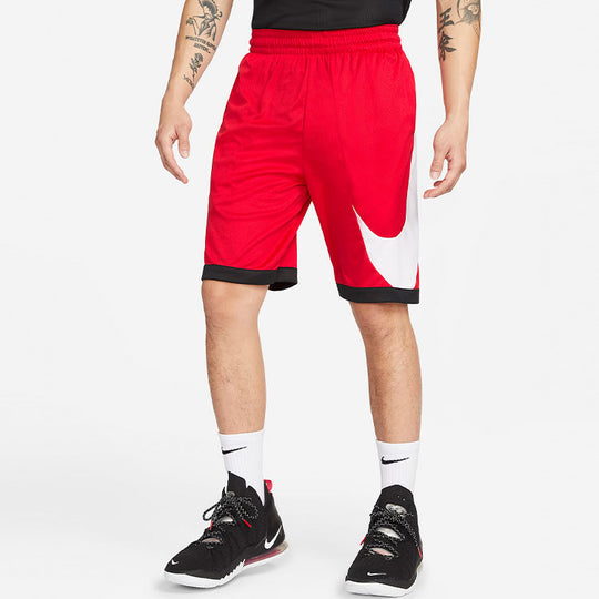Nike Sports Side Big Logo Basketball Shorts Red DH6764-657 - KICKS CREW