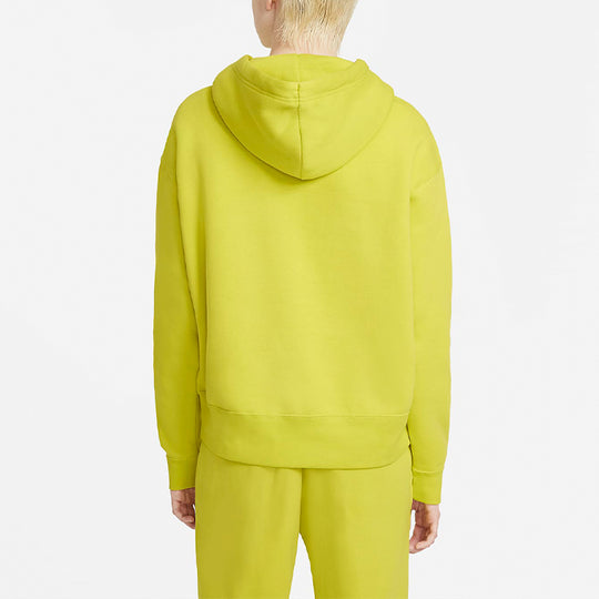 Nike Sportswear Casual Sports hooded Long Sleeves Hoodie Yellow Green Lime CZ2590-344