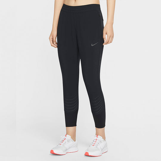 (WMNS) Nike Swift Dri-FIT Breathable Running Sports Pants/Trousers/Joggers  Black CZ1116-010