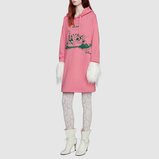 (WMNS) Gucci x Disney Hooded Dress For Pink 610127-XJB8A-5412